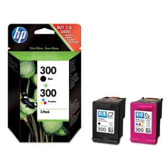 Pack 2 cartuchos HP 300 color y negro