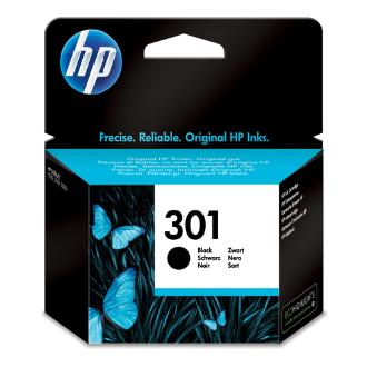 Cartucho original HP 301 negro