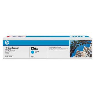 Tóner original HP 126A cian