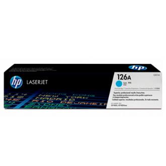 Tóner original HP 126A cian
