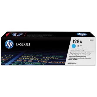 Tóner original HP 128A cian