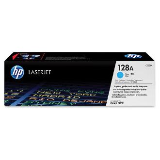 Tóner original HP 128A cian