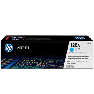 Tóner original HP 128A cian