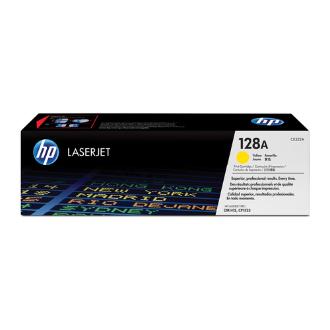 Tóner original HP 128A amarillo