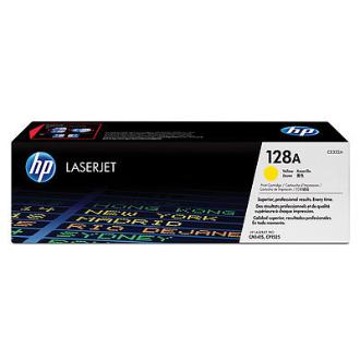 Tóner original HP 128A amarillo