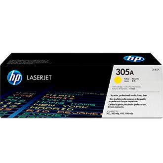 Tóner original HP 305A amarillo