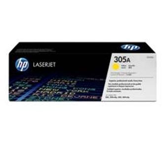 Tóner original HP 305A amarillo