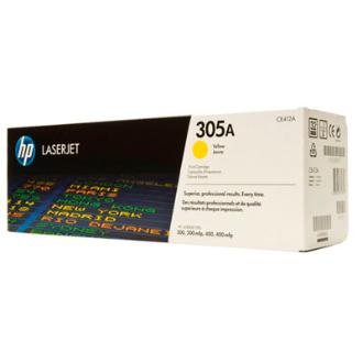 Tóner original HP 305A amarillo