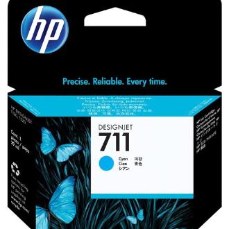 Cartucho original HP 711 cian