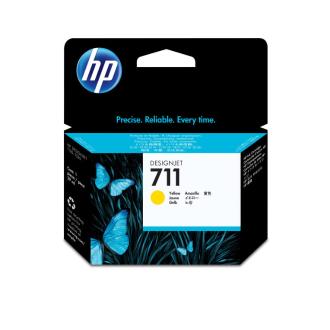 Cartucho original HP 711 amarillo