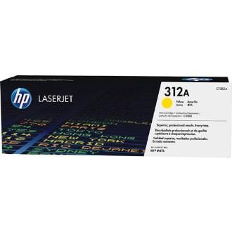 Tóner original HP 312A amarillo