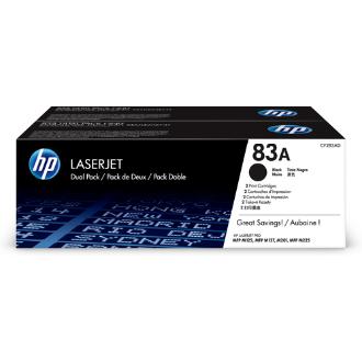 PACK 2 TONER ORIGINAL HP Nº 83A NEGRO