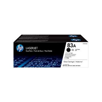PACK 2 TONER ORIGINAL HP Nº 83A NEGRO