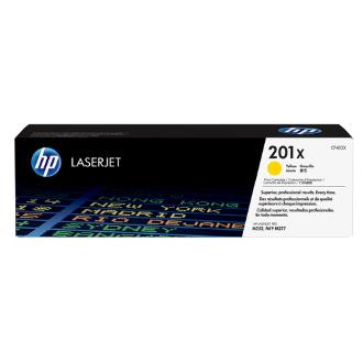 Tóner original HP 201X amarillo