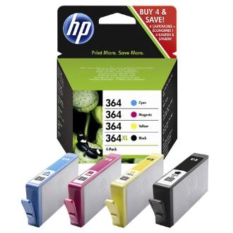 Pack 4 cartuchos originales HP 364