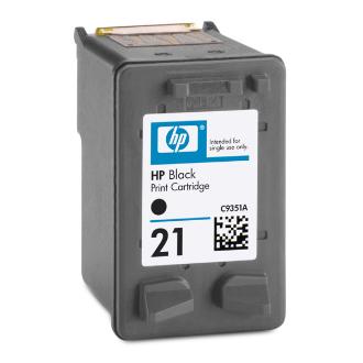 Cartucho original HP 21 negro