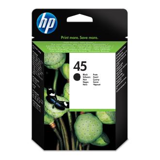 Cartucho original HP 45 negro
