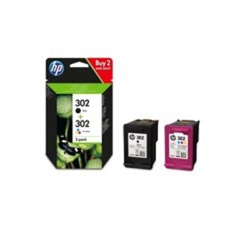 Pack 2 cartuchos originales HP 302 color y negro