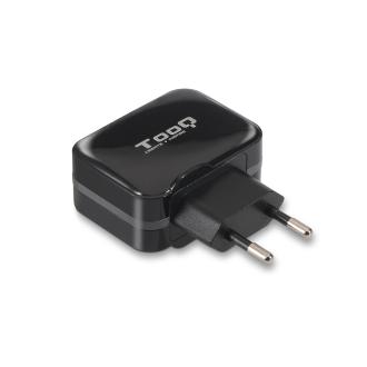 Cargador USB TooQ 2xUSB 5V 3.4A negro