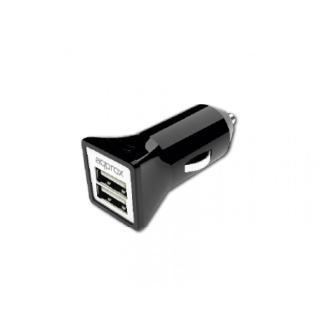 Cargador Approx para coche 2xUSB 5V/3.1Ah negro