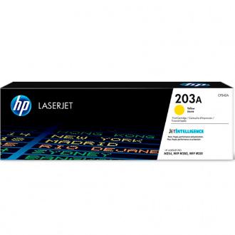 Tóner original HP 203A amarillo