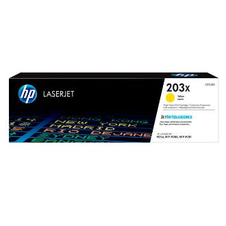 Tóner original HP 203X amarillo