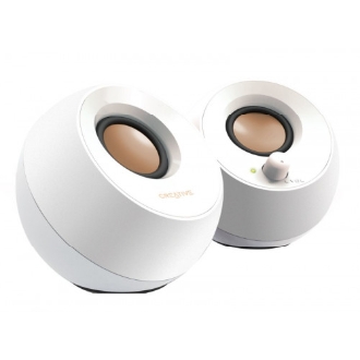 Altavoz Creative Pebble 2.0 USB 4.4W Blanco