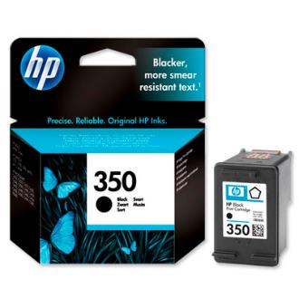 Cartucho original HP 350 negro