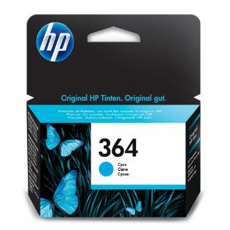 Cartucho original HP 364 cian