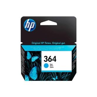 Cartucho original HP 364 cian