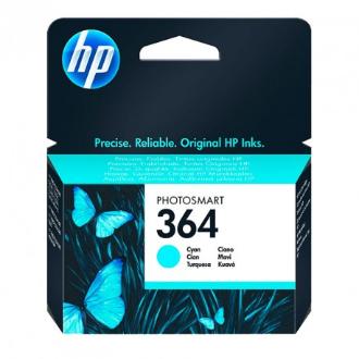 Cartucho original HP 364 cian
