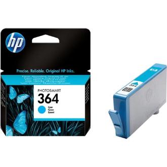 Cartucho original HP 364 cian