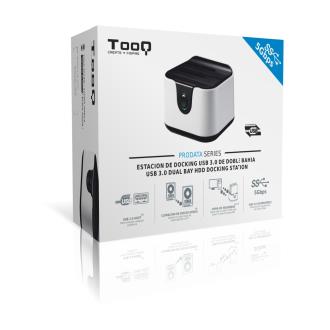 Docking Station HDD Tooq TQDS-802BW USB 3.0 blanco