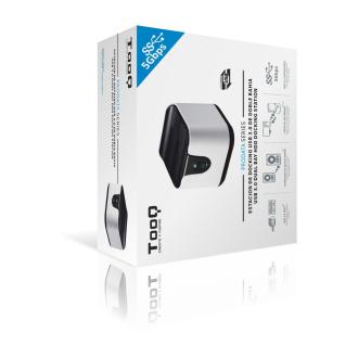 Docking Station HDD Tooq TQDS-802BW USB 3.0 blanco