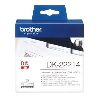 CINTA ORIG BROTHER CONTINUA DK-22214 BLANCA 12MM