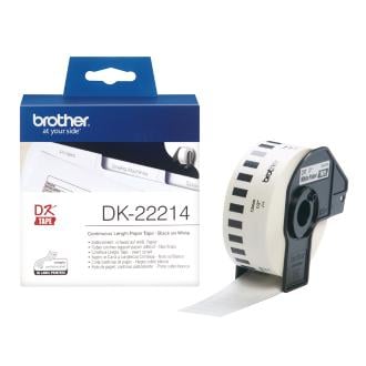 CINTA ORIG BROTHER CONTINUA DK-22214 BLANCA 12MM