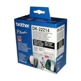 CINTA ORIG BROTHER CONTINUA DK-22214 BLANCA 12MM