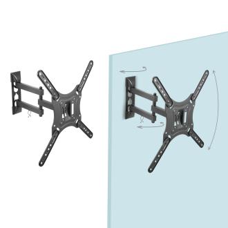 Soporte de pared Tooq LP6055TN-B 23" a 55" con doble brazo