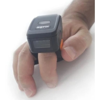 Lector de códigos de barras tipo anillo inalámbrico Approx 1D