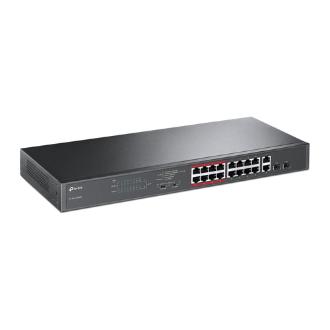 Switch Tp-link TL-SL1218MP 16 puertos ethernet Y 2p Combo Poe 192w metálico