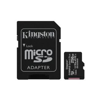 Memoria microSD Kingston 256GB Canvas Select Plus con adaptador