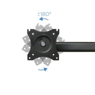 SOPORTE MESA TOOQ DB1327TN-B 3 MONIT. 13" A 27"
