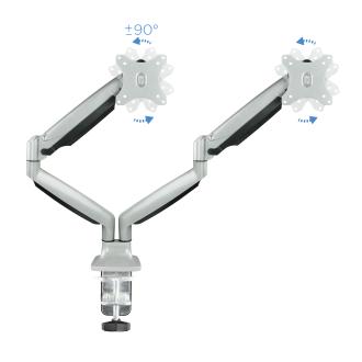 SOPORTE MESA TOOQ DB3132TNR-S 13" A 32" 2 BRAZOS