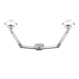 SOPORTE MESA TOOQ DB3132TNR-S 13" A 32" 2 BRAZOS