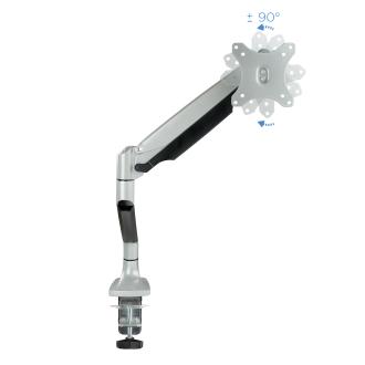 Soporte de mesa TooQ DB3032TNR-S 13" a 32" con brazo plata