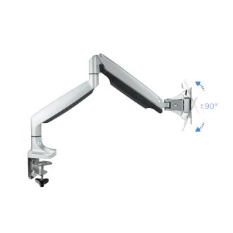 Soporte de mesa TooQ DB3032TNR-S 13" a 32" con brazo plata