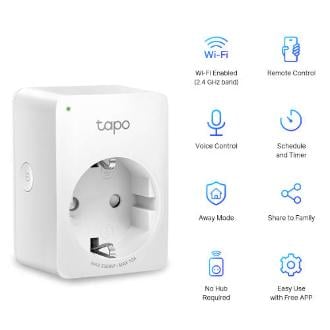 Enchufe inteligente WiFi TP-Link Tapo P100 2.4GHz