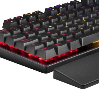 Teclado mecánico TKL Mars Gaming MKXTKL Switch Rojo, Negro