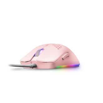 Ratón Mars Gaming MMax diseño Hive Pink 12.400 DPI