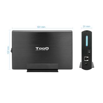 Caja externa Tooq HD TQE-3531B 3.5" USB 3.0 negro